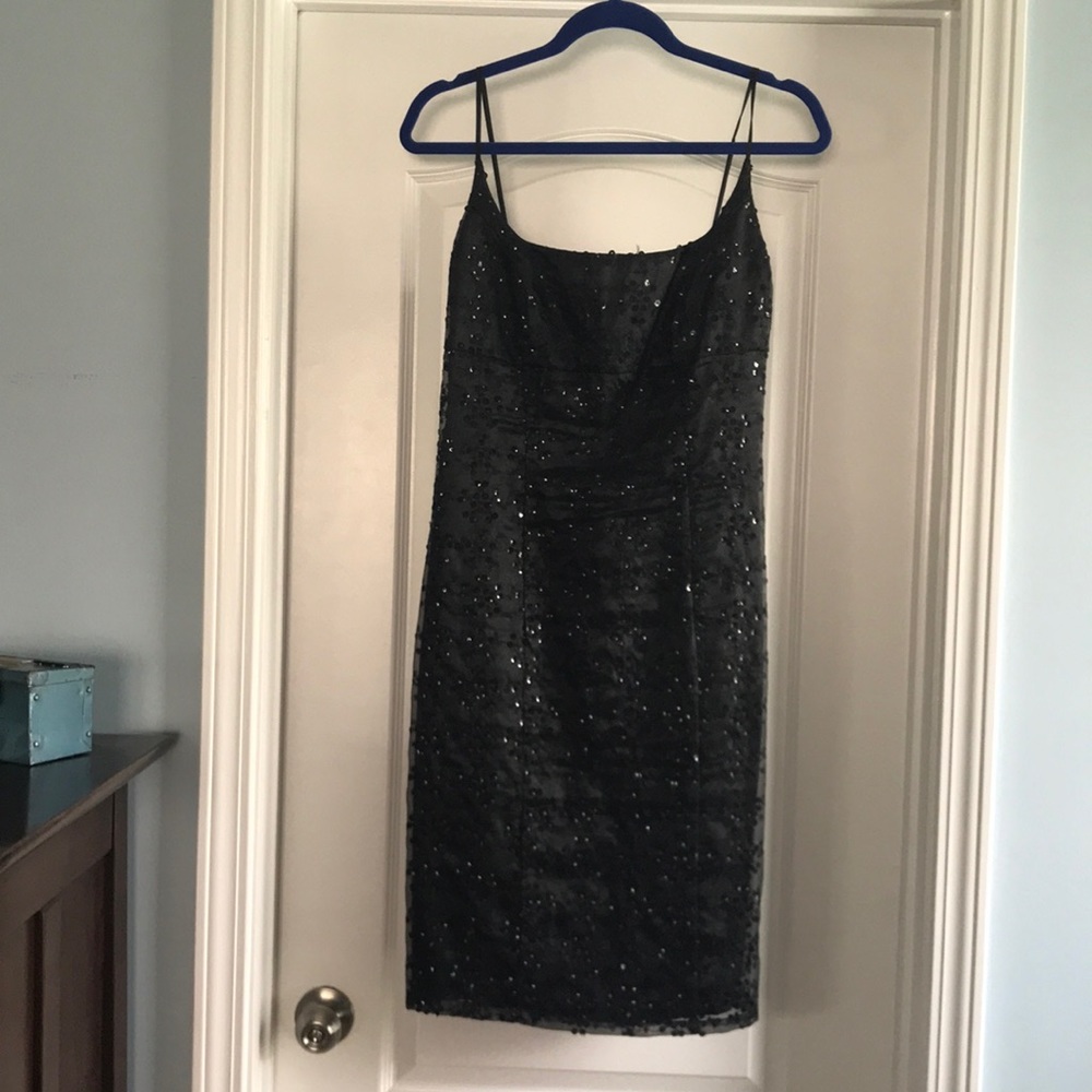 Black cocktail dress